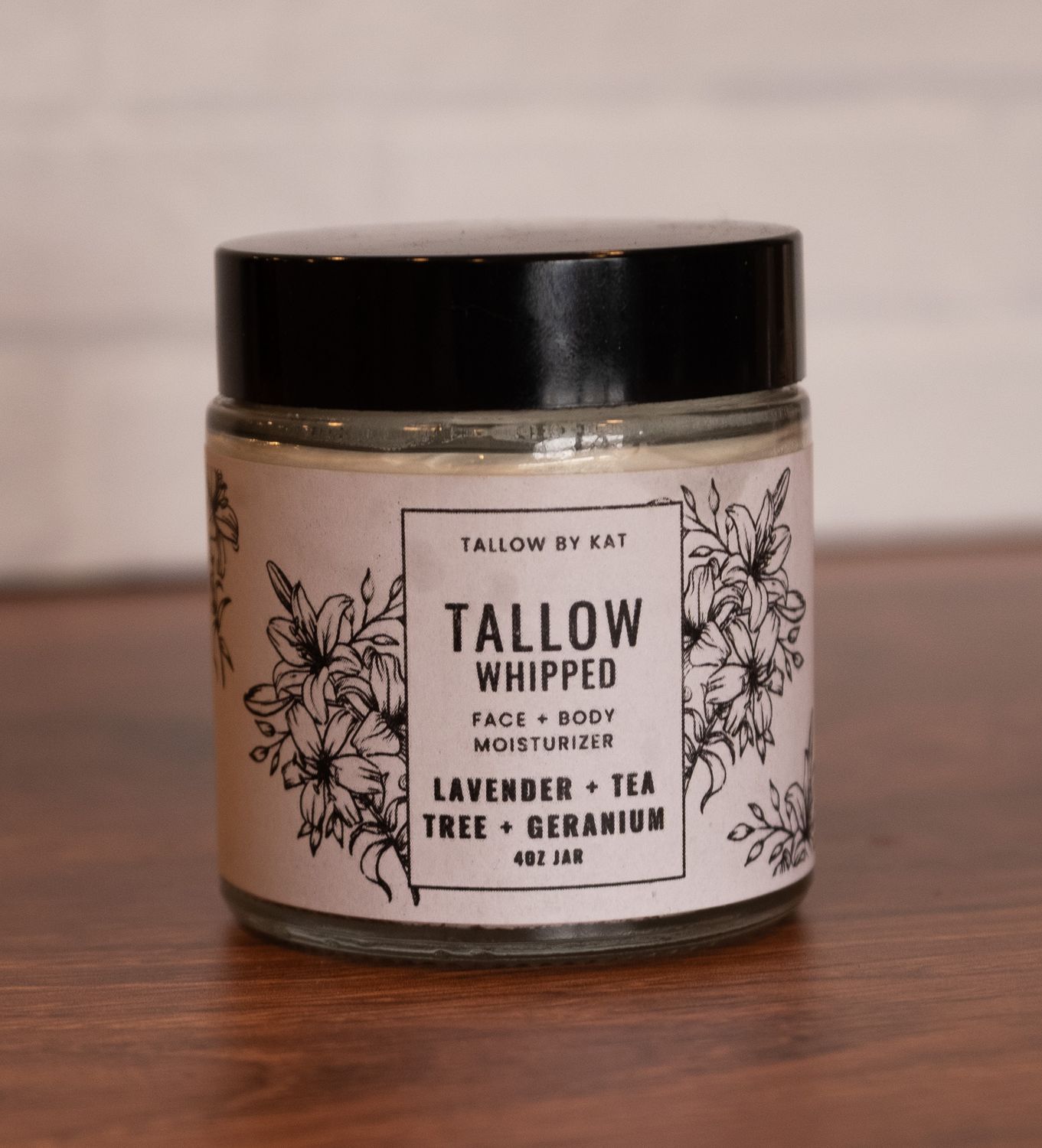 Tallow By Kat Lavender Tea Tree &amp; Geranium Whipped Tallow Balm