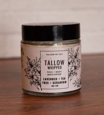 Tallow By Kat Lavender Tea Tree &amp; Geranium Whipped Tallow Balm