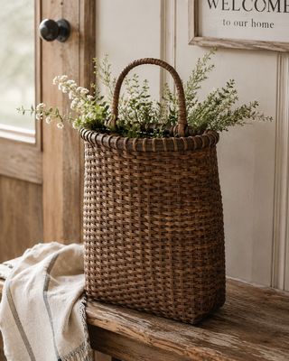 Rattan Door Basket SM