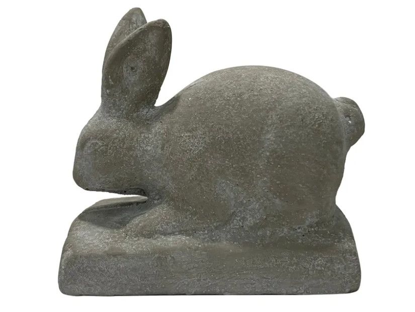 English Garden Cement Rabbit