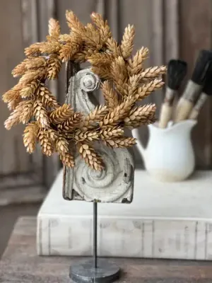 Hops Candle Ring Beige 9”/4.5”