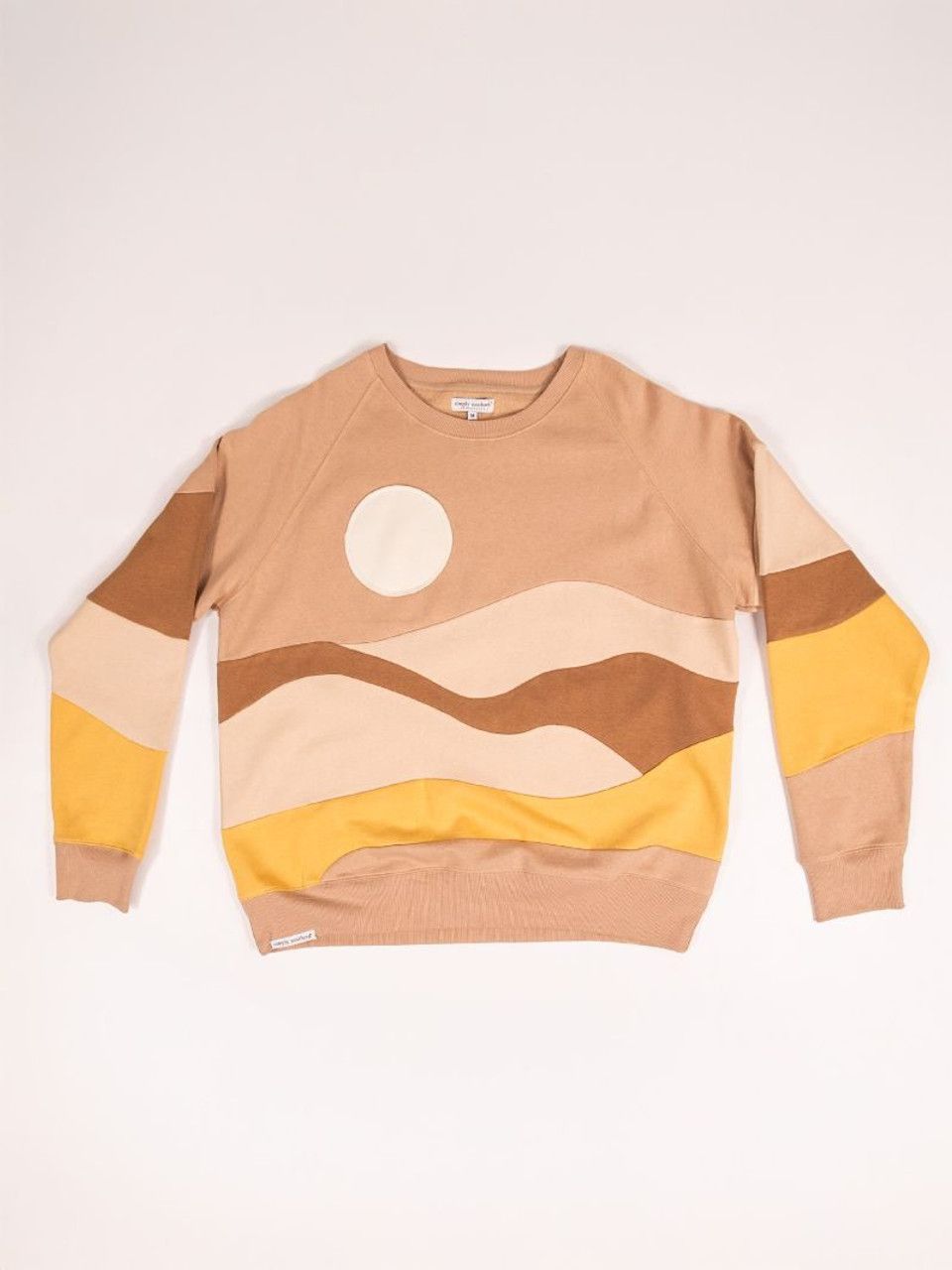 Simply Southern Patch Sun Crew, Size: XS