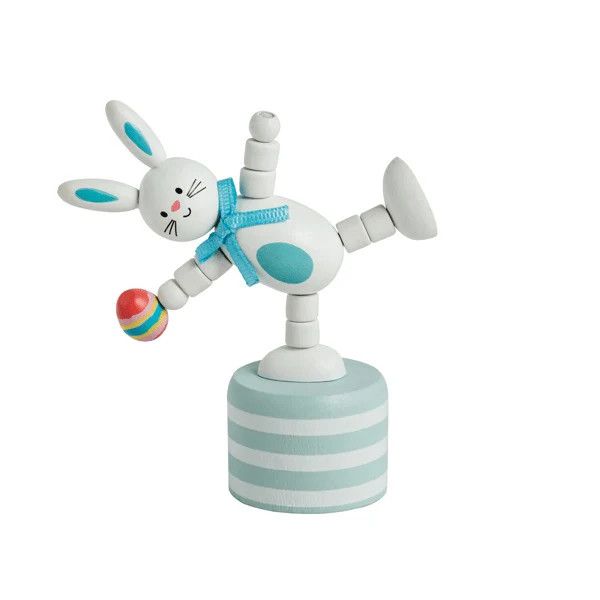 Blue Bunny Collapsing Toy