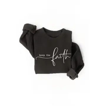 Keep the Faith, Color: Black, Size: SM