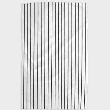 Linen Geometry Tea Towel