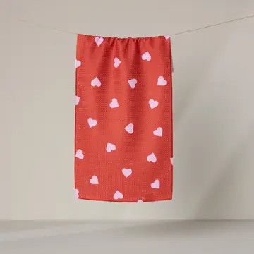 Love Toss Bar Geometry Tea Towel