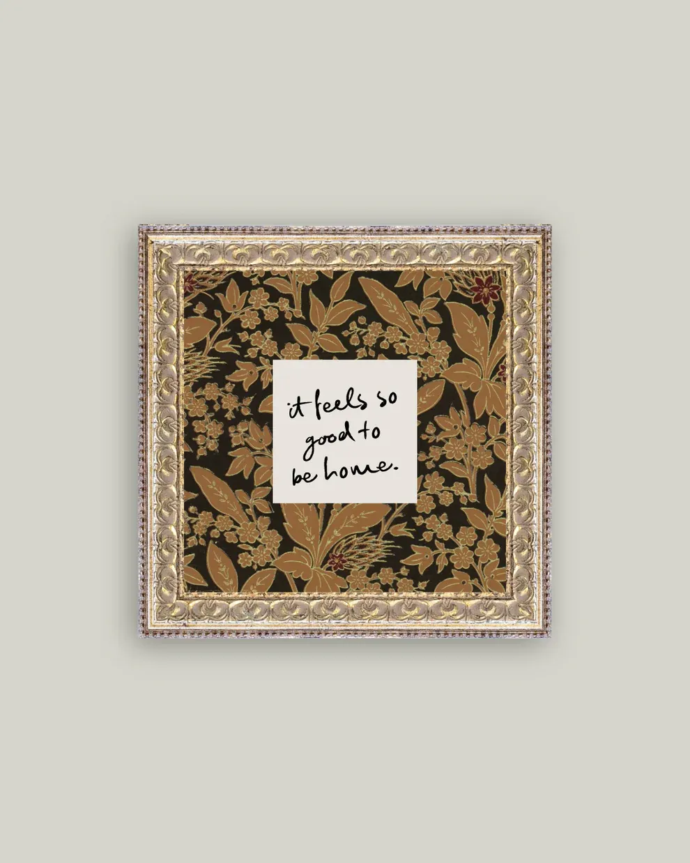 So Good To Be Home Vintage Framed Art Print