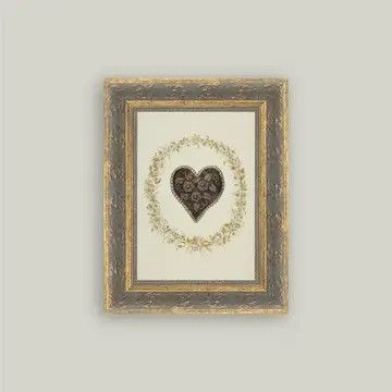 Wreathed Heart Sign 5x7”
