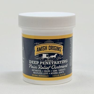 Amish Origins Medicated Salve for Pain Relief