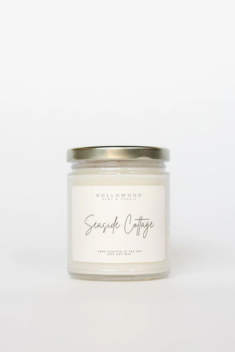 Seaside Cottage Candle 8 oz by Hollowood