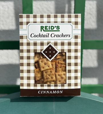 Reid's Cocktail Crackers  Cinnamon 10 oz