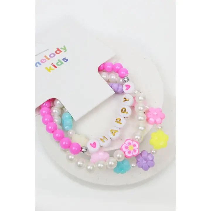Happy Bracelet Set for Kids