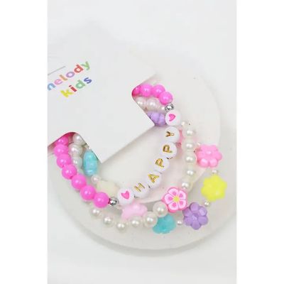 Happy Bracelet Set for Kids