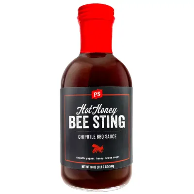 PS Seasoning Hot Honey Bee Sting Honey Chipotle BBQ Sauce