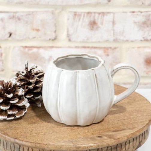 Reactive Glaze Pumpkin Mug