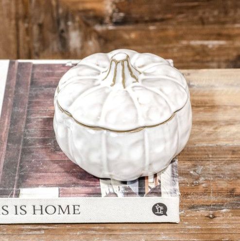 Reactive Glaze Pumpkin Bowl