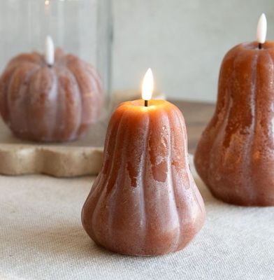 4” LED Gourd Candle