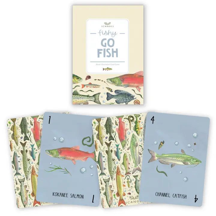 Freshwater Fish Go Fish Card Game