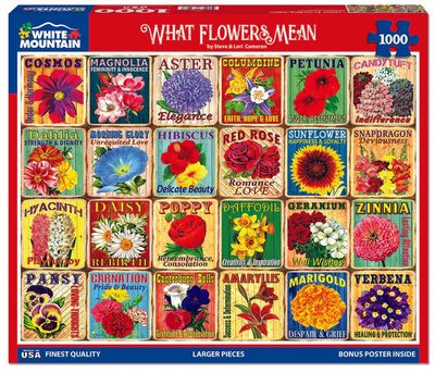 White Mountain What Flowers Mean 1,000 pc