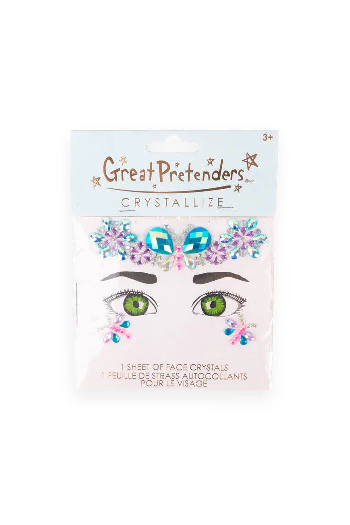 Face Crystals Butterfly Garden