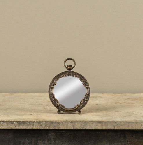 Irene Round Tabletop Mirror