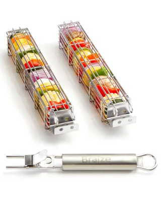 2-Piece Kabob Basket Set