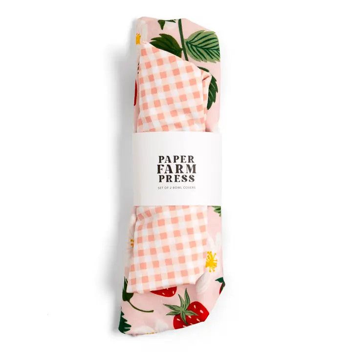 Strawberry Patch Bowl Cover Set