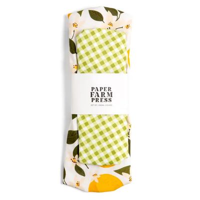 Orange Orchard Bowl Cover Set