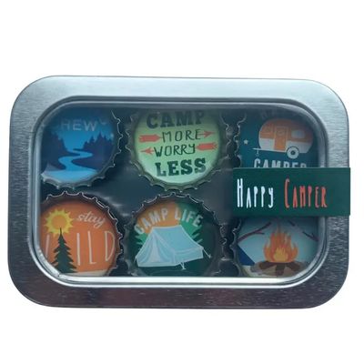 Happy Camper Magnet Set
