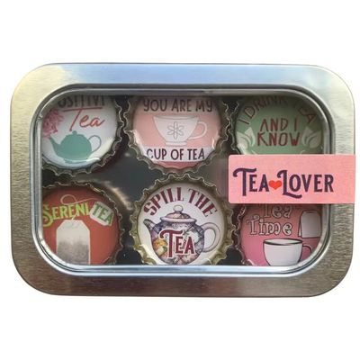 Tea Lover Magnet Set