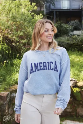 America Thermal Vintage Pullover