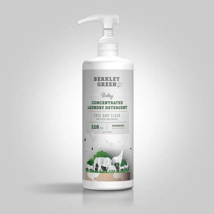 Baby Laundry Detergent Free &amp; Clear Berkley Green