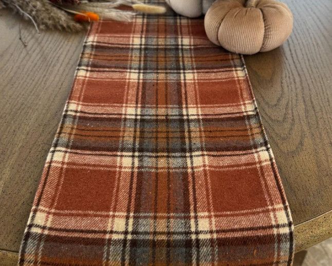 Burton Plaid 48” Table Runner