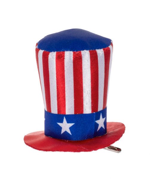 Patriotic Pride Mini Hat w/Clip