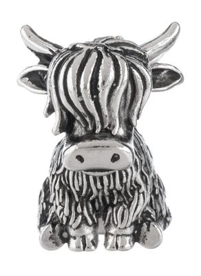 The Brave Little Highland Cow Charm