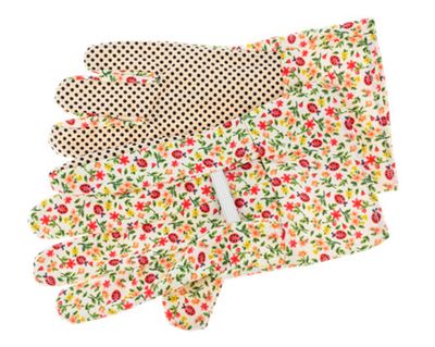 Flower &amp; Ladybug Garden Gloves