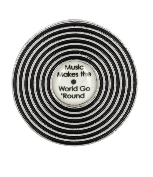 Music Makes the World Go Round Charm