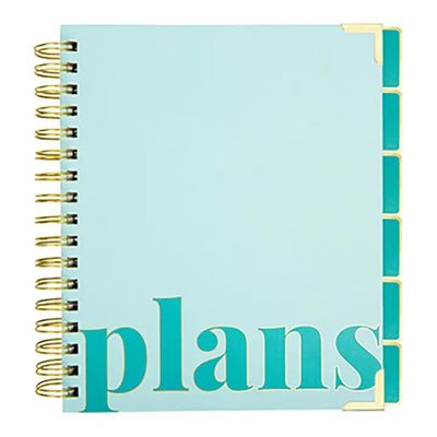 Plans Turquoise Undated Planner
