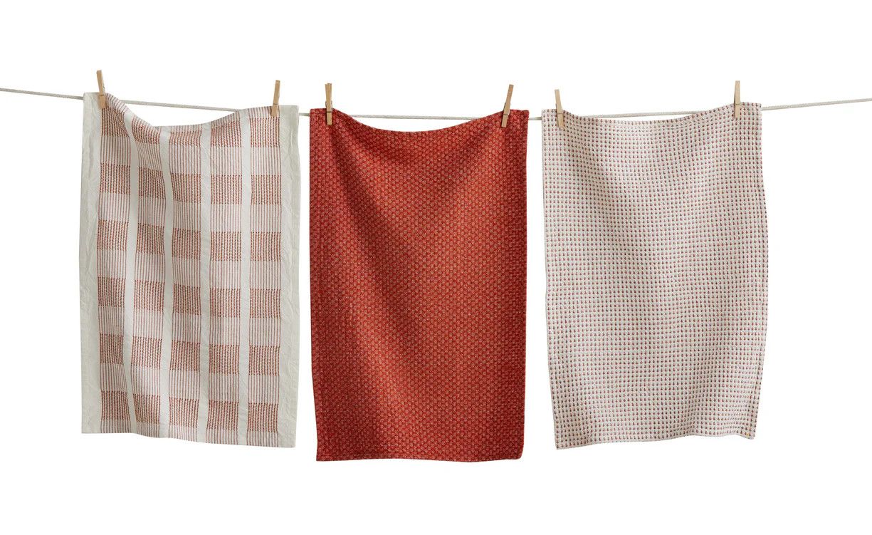 Sonoma Dishtowel Set of 3 Red