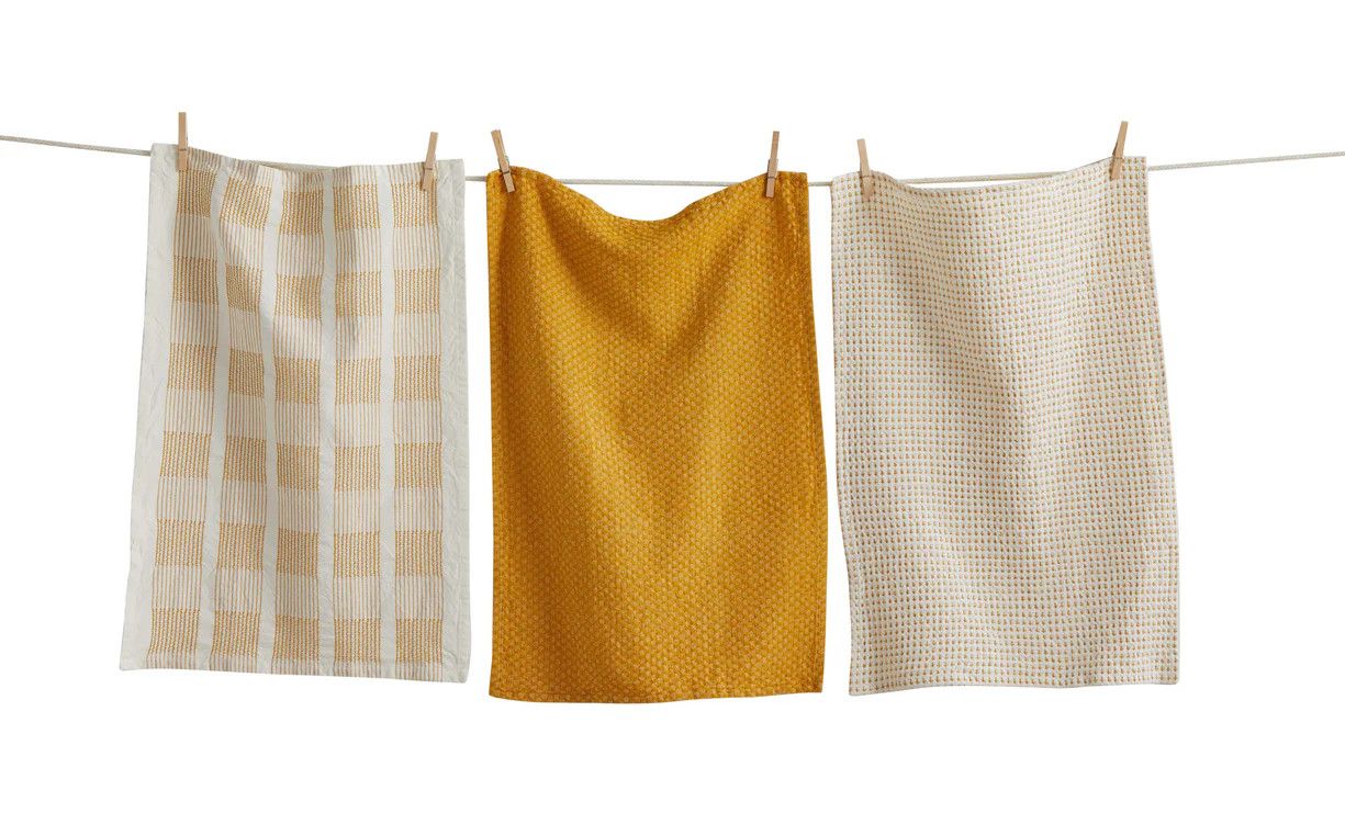 Sonoma Dishtowel Set of 3 Yellow