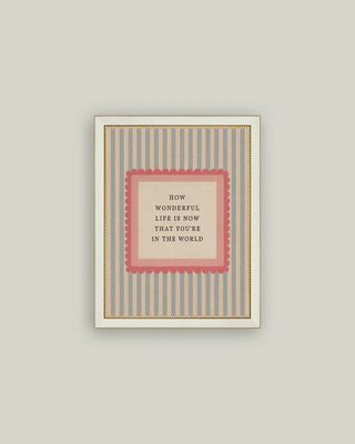 How Wonderful Life Is