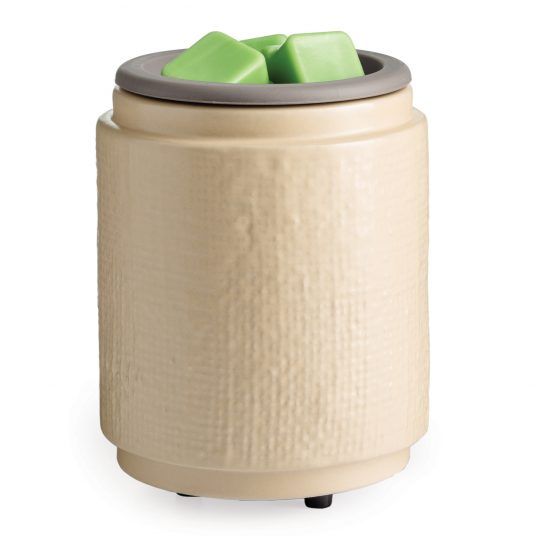 Flip Dish Wax Warmer Natural Linen