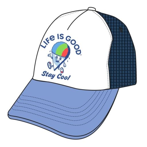 Kids Snow Cone Trucker Hat by Life is Good, Size: S/M