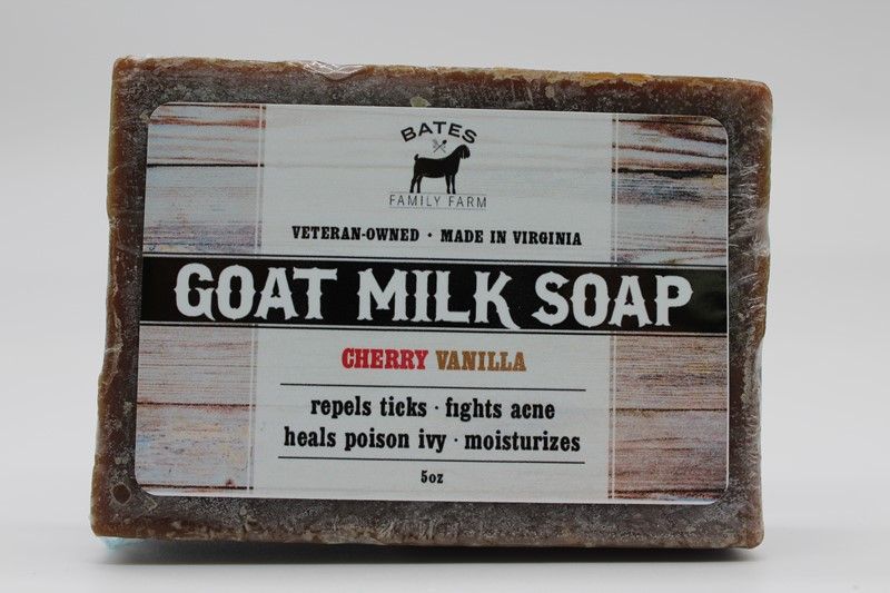 Bates Family Farm Goat Milk Soap, Scent: Cherry Vanilla