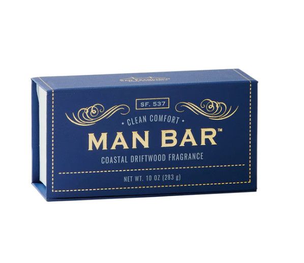 Man Bar Soap, Scent: Coastal Driftwood