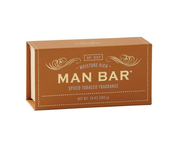 Man Bar Soap, Scent: Spiced Tobacco