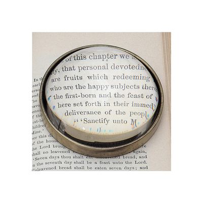 Paperweight/Magnifying Glass