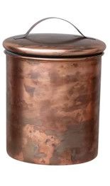 Stainless Steel Canister, Copper Finish, MD