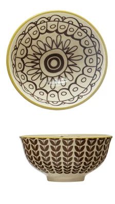 Stoneware Bowl Brown