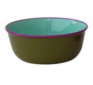 Enameled Bowl Green